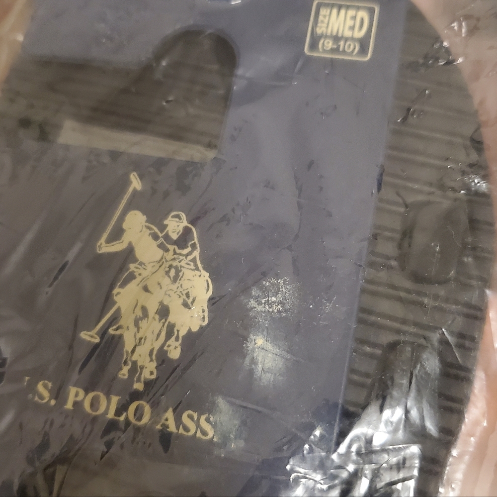 U.S. Polo Assn. Black Slides - Picture 2 of 3